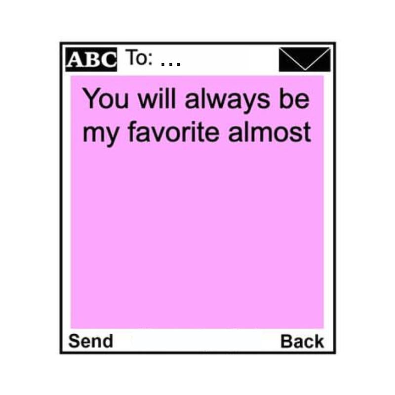 استیکر متن انگلیسی Unsent Socially63