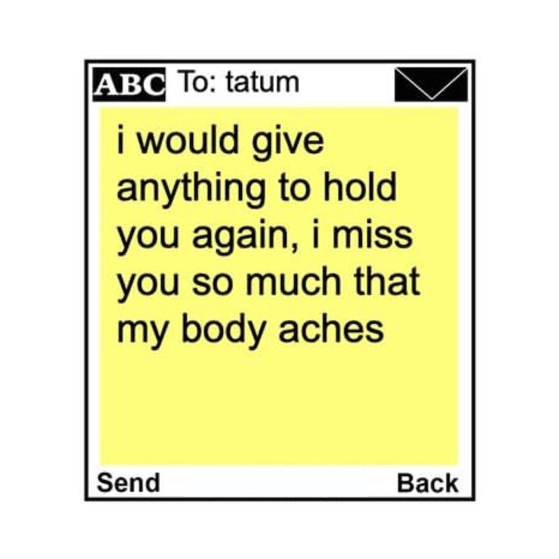 استیکر متن انگلیسی Unsent Socially67