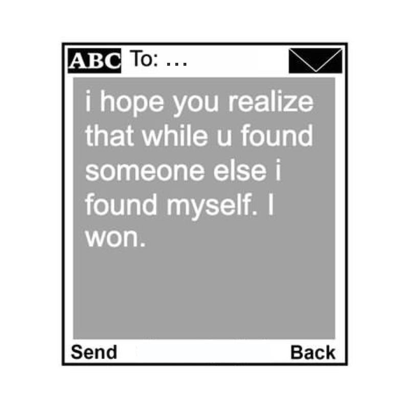 استیکر متن انگلیسی Unsent Socially76