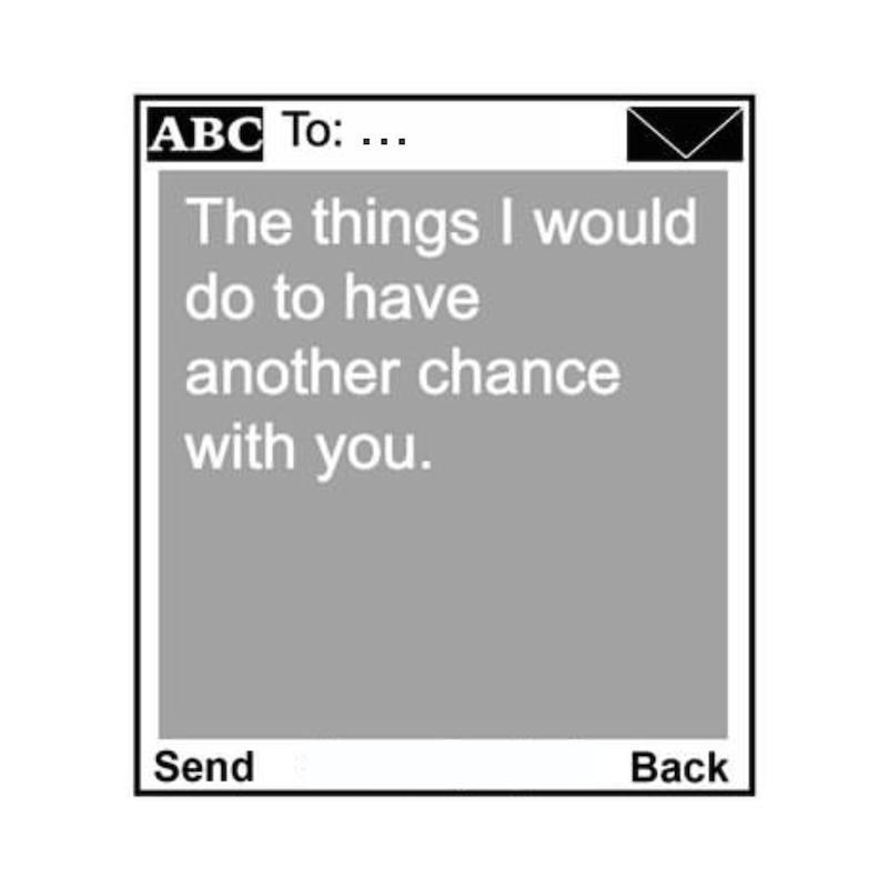 استیکر متن انگلیسی Unsent Socially87