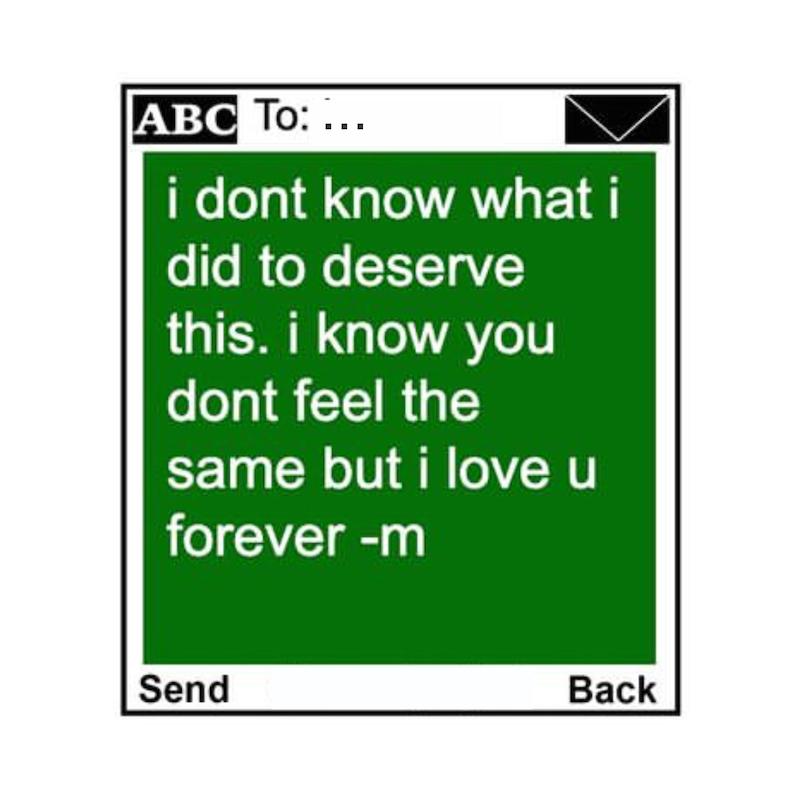 استیکر متن انگلیسی Unsent Socially92