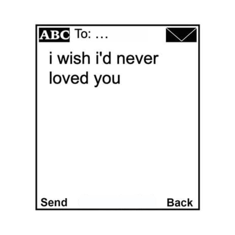 استیکر متن انگلیسی Unsent Socially95