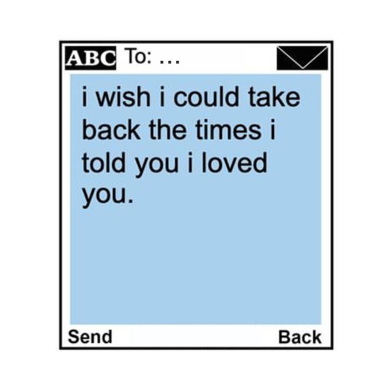 استیکر متن انگلیسی Unsent Socially97