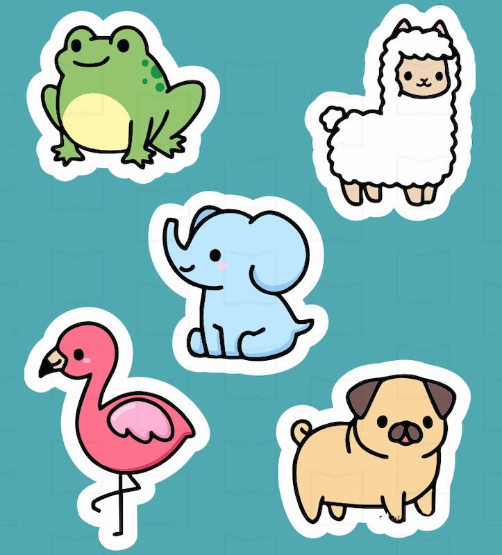 استیکر حیوانات Animals82