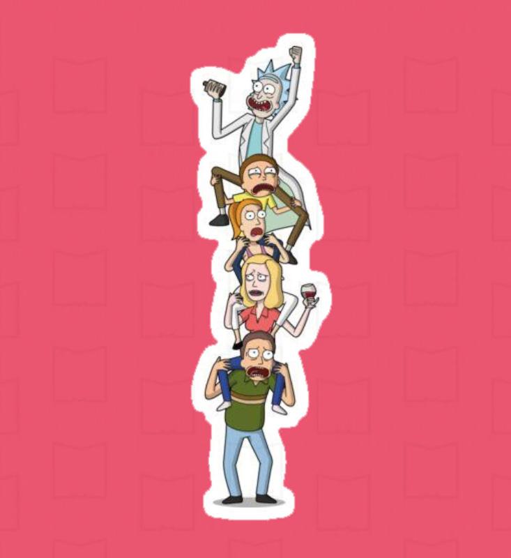 استیکر ریک و مورتی Rick and Morty8