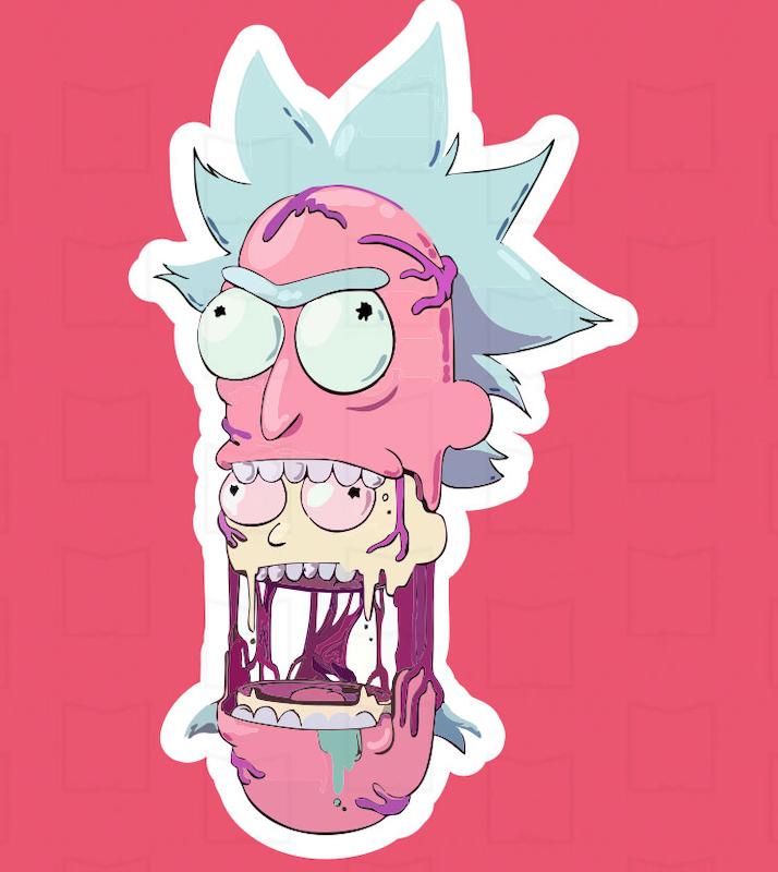 استیکر ریک و مورتی Rick and Morty11