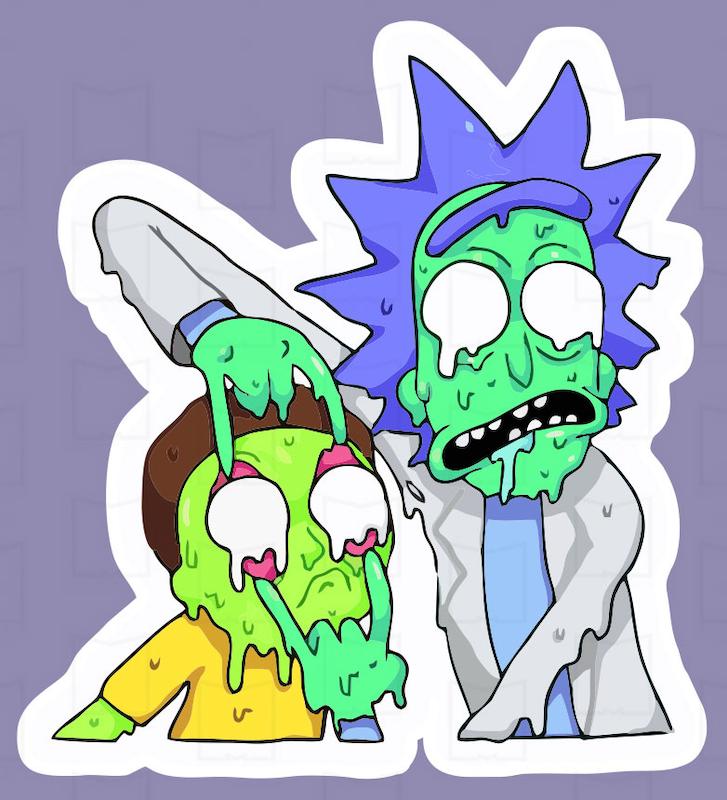 استیکر ریک و مورتی Rick and Morty22