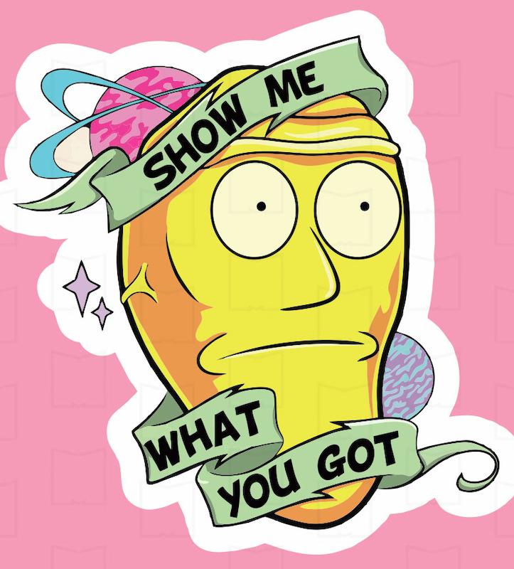 استیکر ریک و مورتی Rick and Morty27