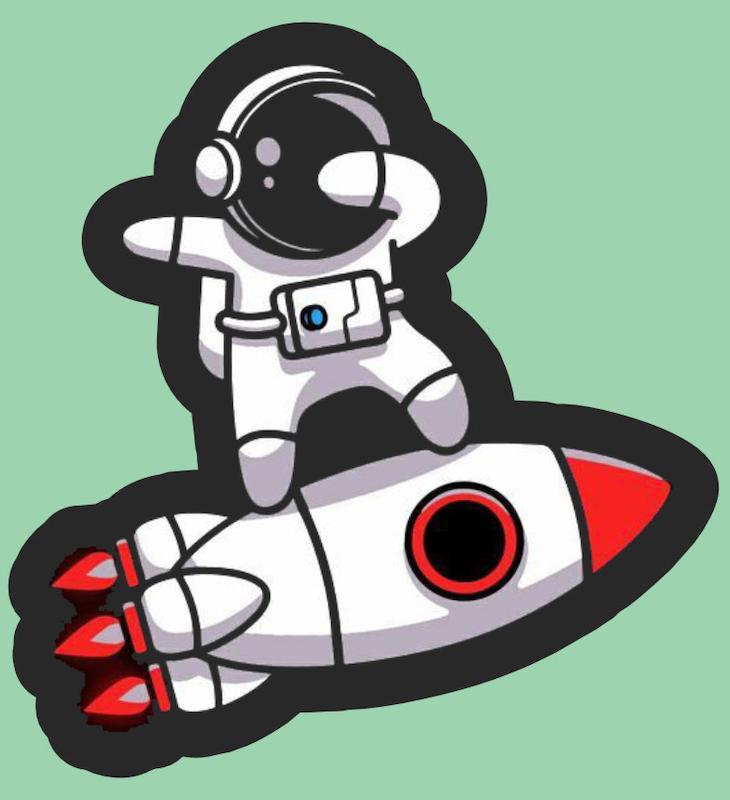 استیکر فضایی Space3