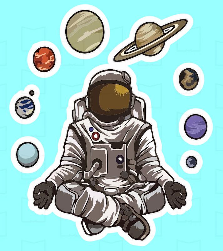 استیکر فضایی Space10