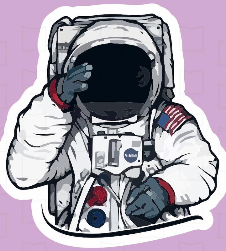 استیکر فضایی Space17