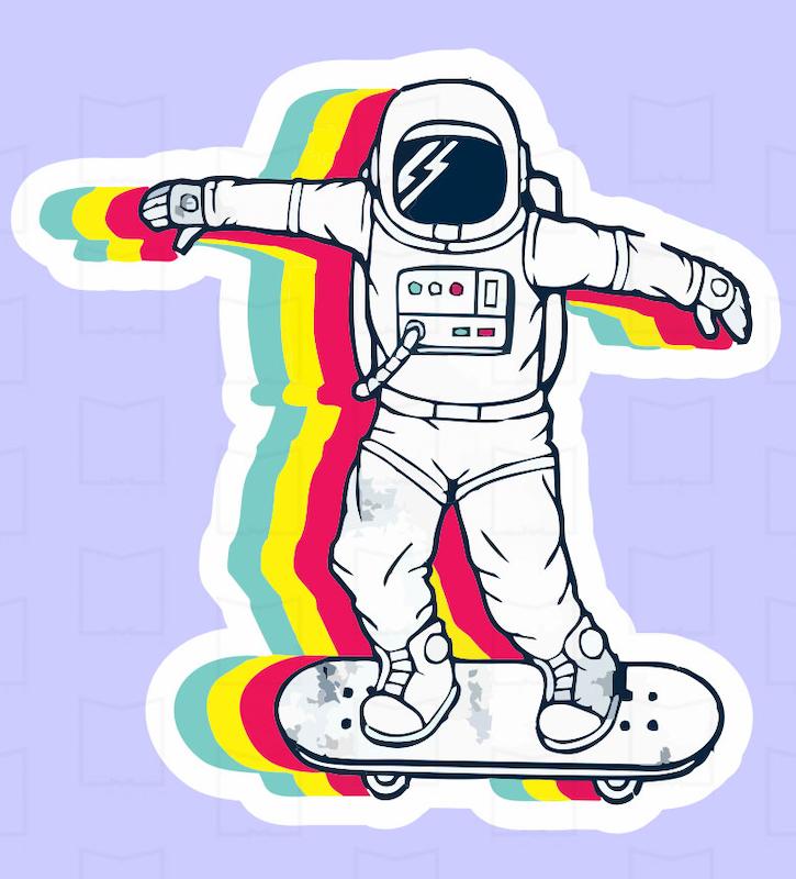 استیکر فضایی Space23