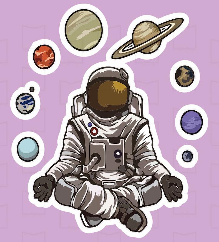 استیکر فضایی Space29