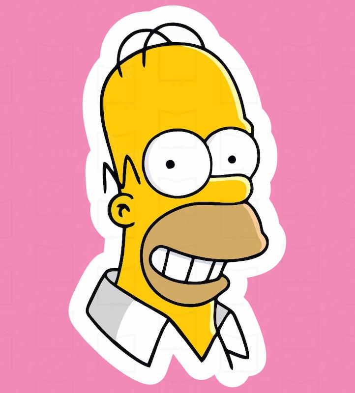 استیکر سیمپسون ها Simpsons3