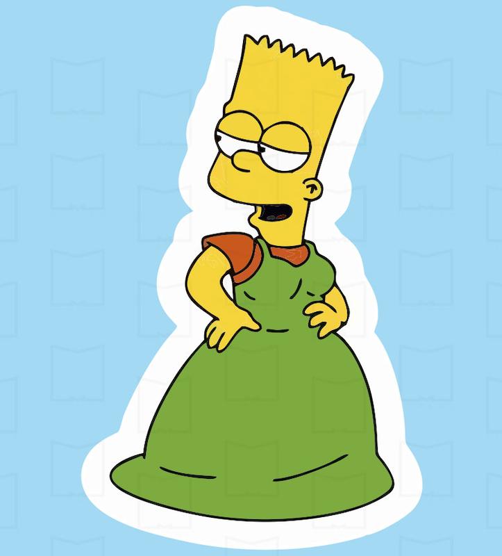 استیکر سیمپسون ها Simpsons10