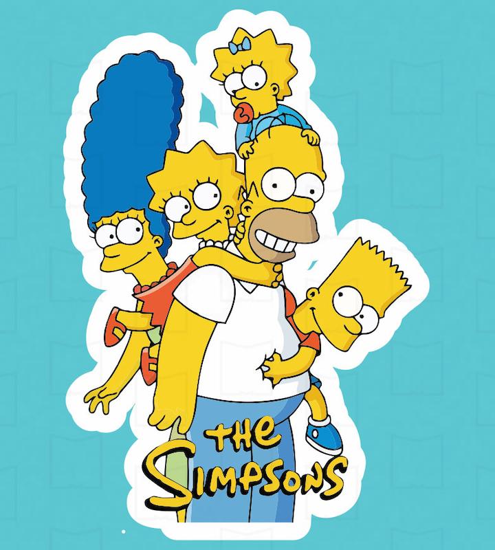 استیکر سیمپسون ها Simpsons14