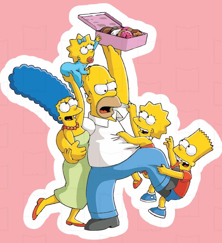 استیکر سیمپسون ها Simpsons21