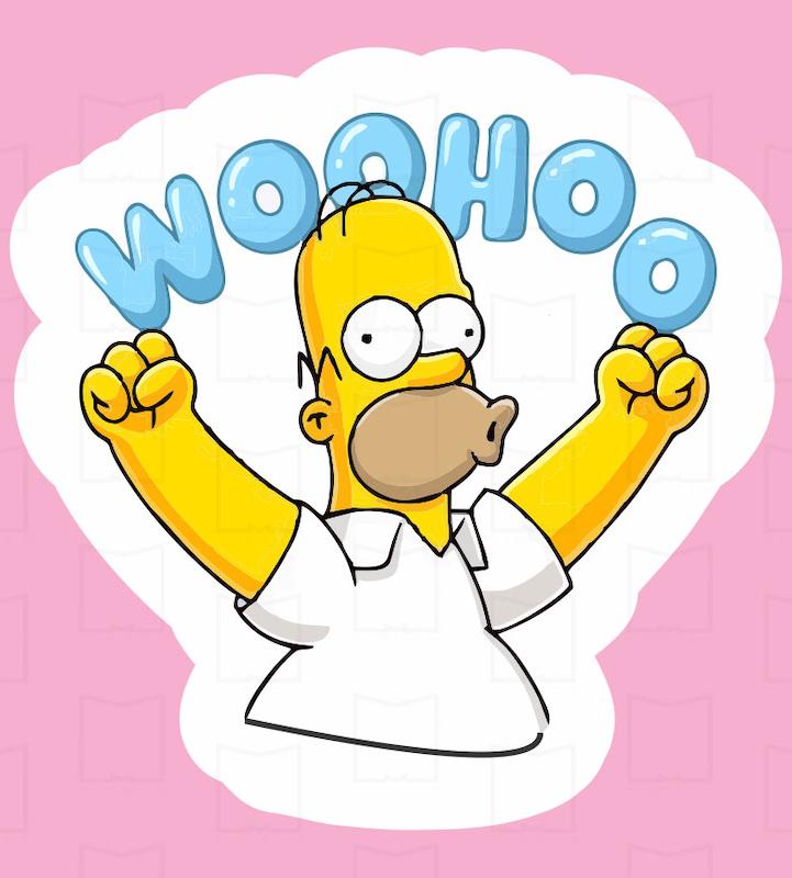 استیکر سیمپسون ها Simpsons22