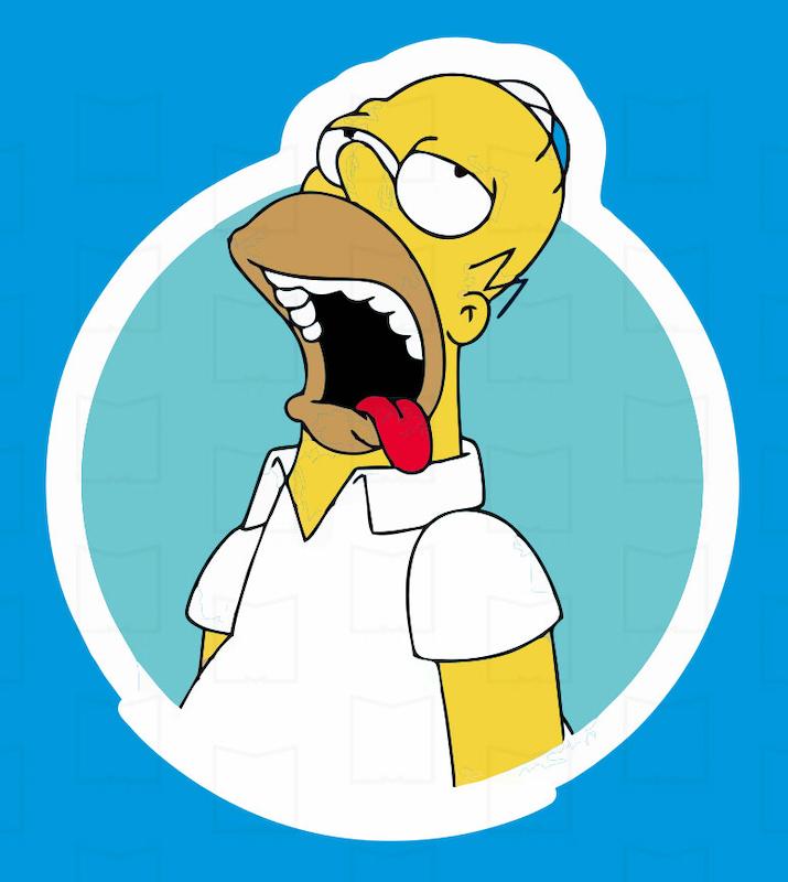 استیکر سیمپسون ها Simpsons33