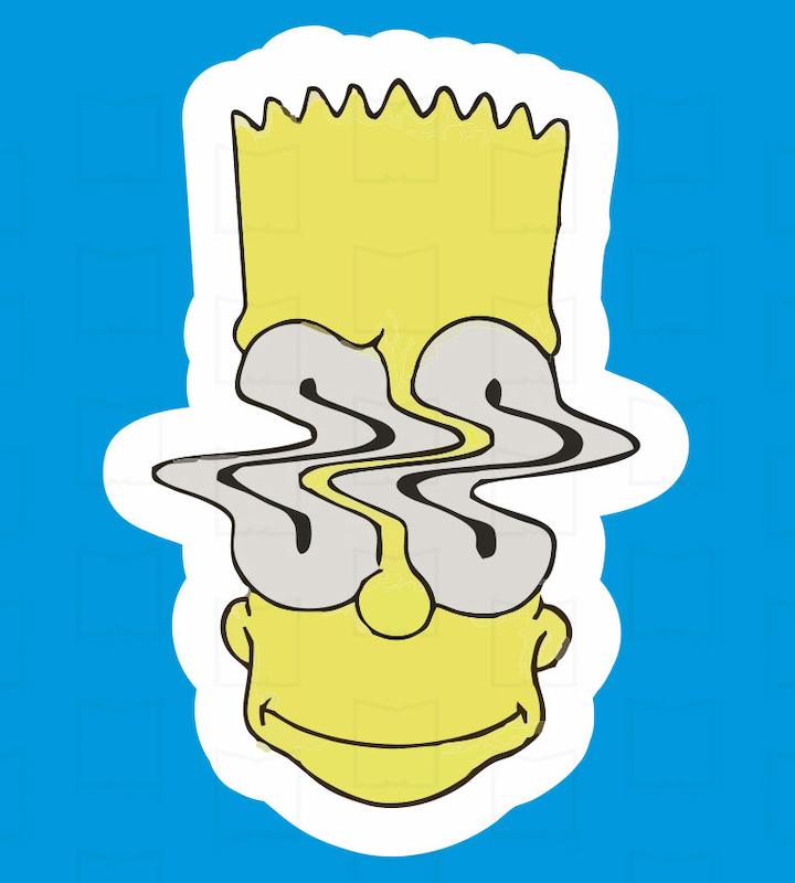 استیکر سیمپسون ها Simpsons35