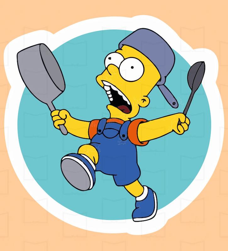 استیکر سیمپسون ها Simpsons37