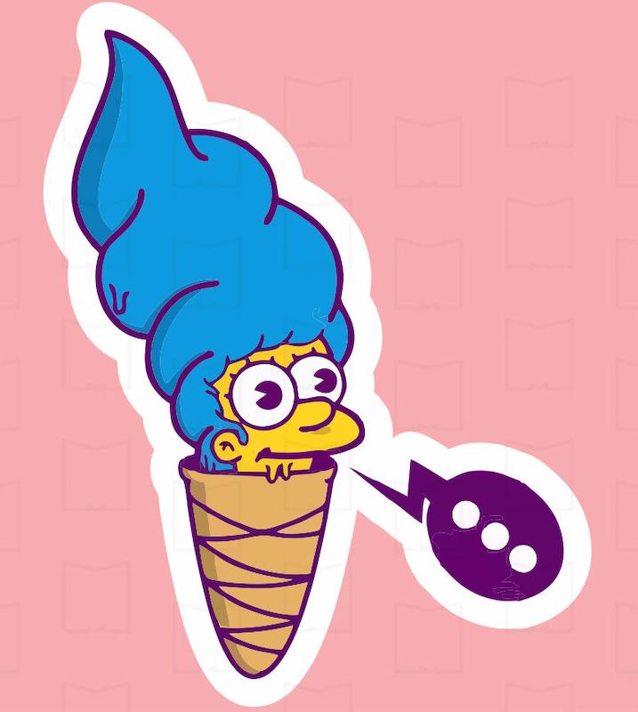 استیکر سیمپسون ها Simpsons39