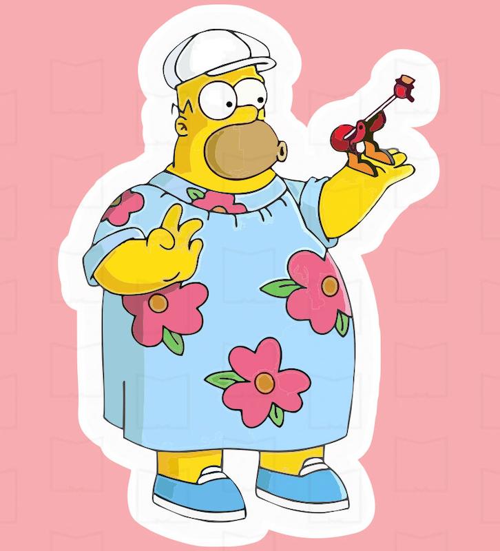 استیکر سیمپسون ها Simpsons41