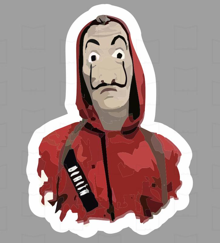 استیکر فیلم و سریال Money Heist2