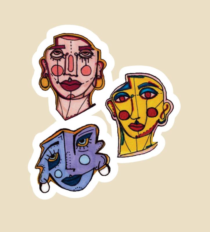 استیکر هنری Art30