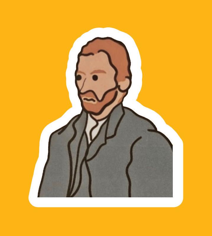 استیکر هنری Art42