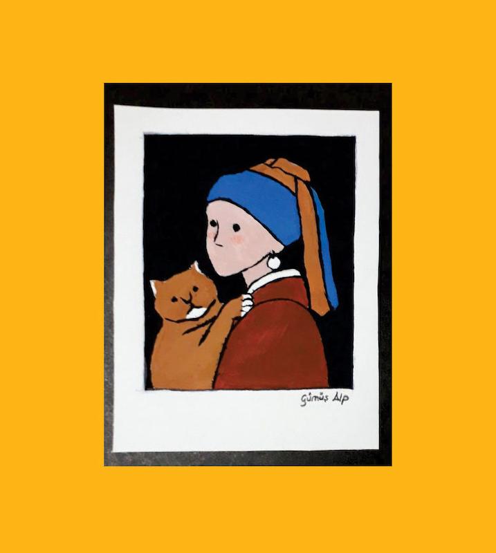 استیکر هنری Art43