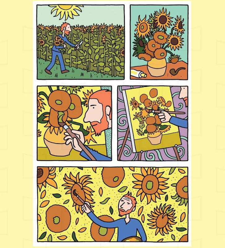 استیکر هنری Art82