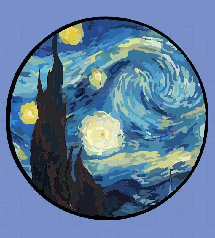 استیکر هنری Art104