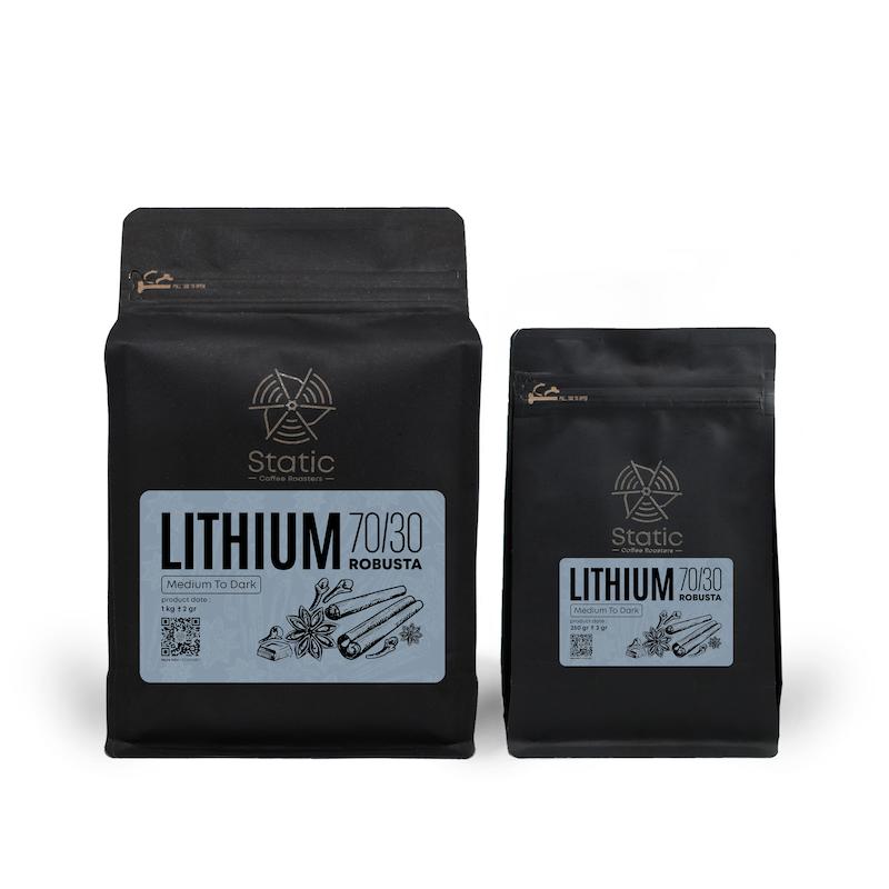 قهوه لیتیوم(۷۰٪روبوستا) Lithium coffee