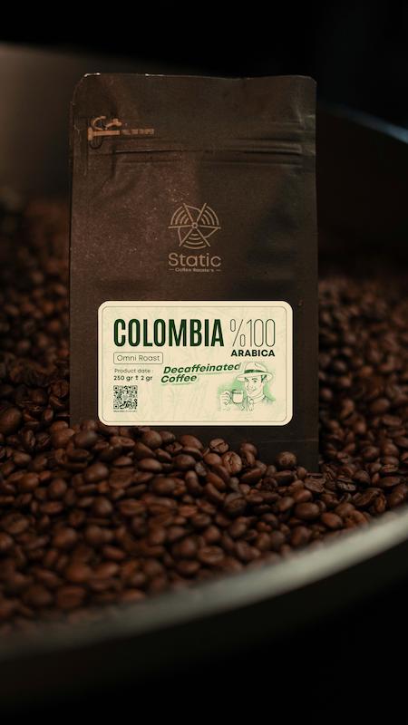 کلمبیا«کوئکا»بدون‌کافئين ۱۰۰٪ عربیکا