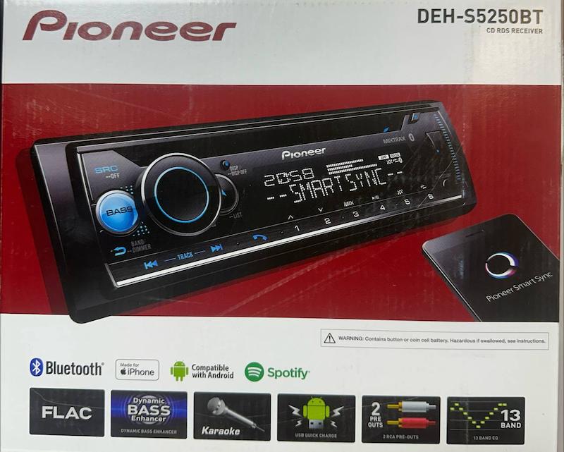 راديو پخش پايونير 5250BT با گارانتی اصلی 12 ماهه پایونیران