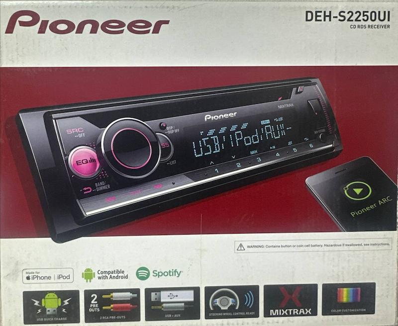 راديو پخش پايونير 2250UI با گارانتی اصلی 12 ماهه پایونیران