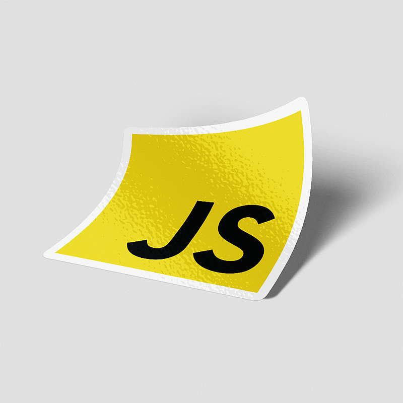 استیکر لوگوی JavaScript - JS