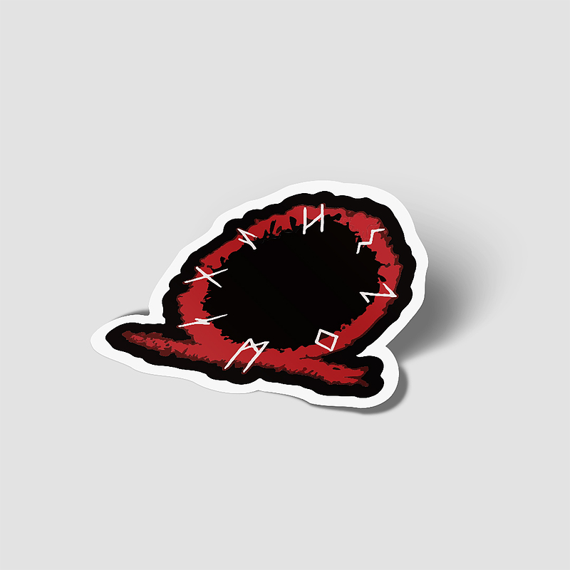 استیکر لوگوی God Of War Omega