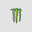 استیکر لوگوی انرژی زا مانستر Monster energy
