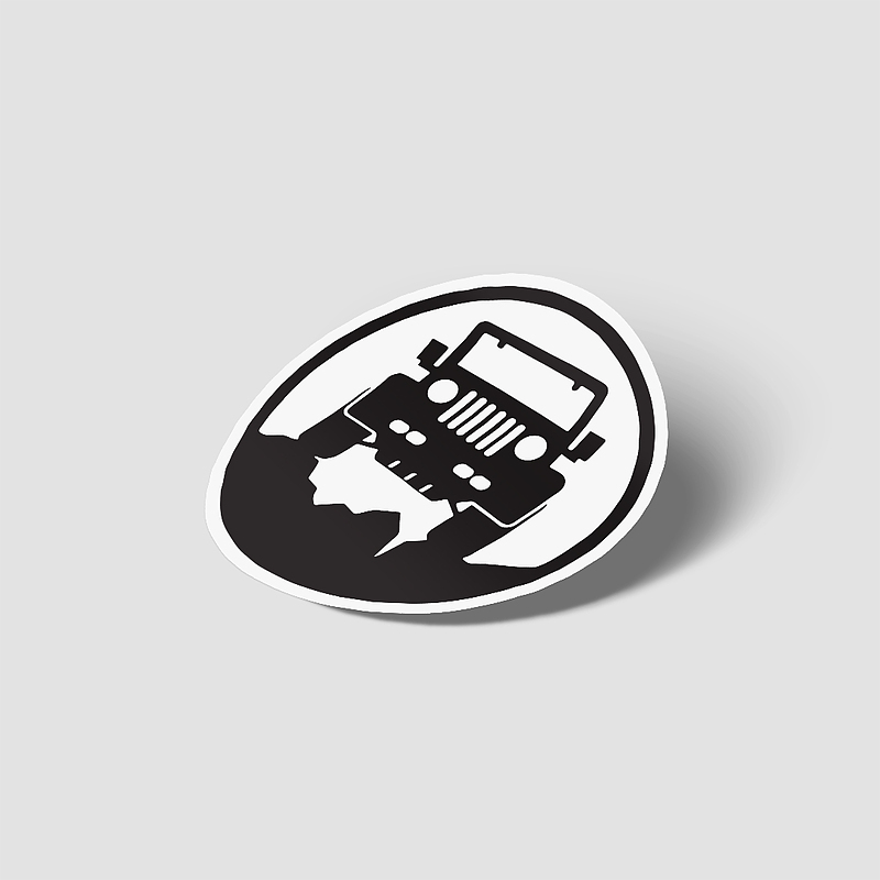 استیکر ماشین جیپ آفرود Jeep off-road رانگلر