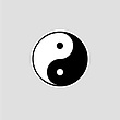 استیکر یین و یانگ yin and yang