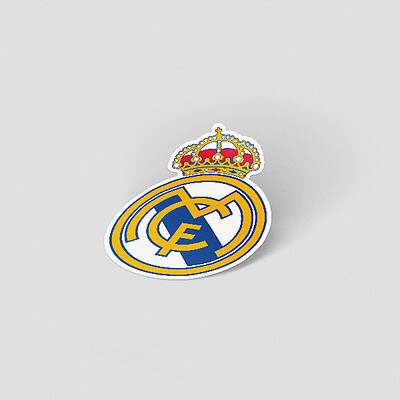 استیکر لوگوی باشگاه رئال مادرید