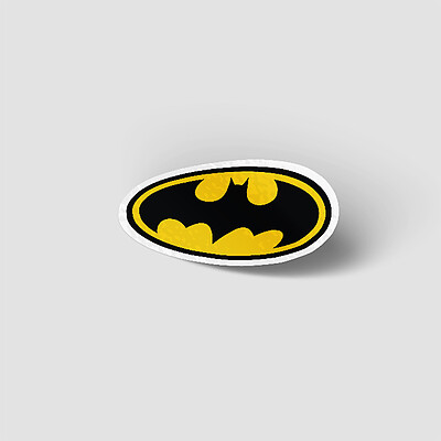 استیکر لوگوی بتمن Batman Logo