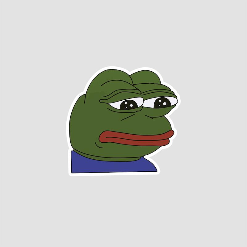 استیکر پپه قورباغه pepe the frog