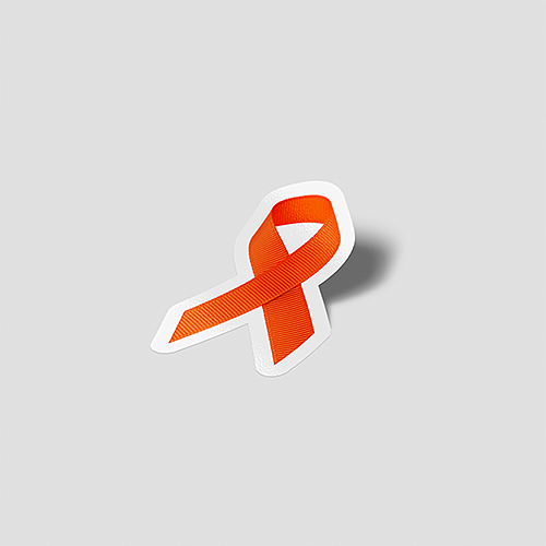 استیکر Orange Ribbon