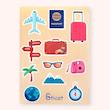 پک استیکر کمپینگ ۰۰۱ Travel