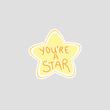 استیکر متنی You’re a Star