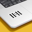 استیکر 11:11 ساعت یازده و یازده دقیقه