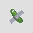 استیکر خیار Pickle Rick 